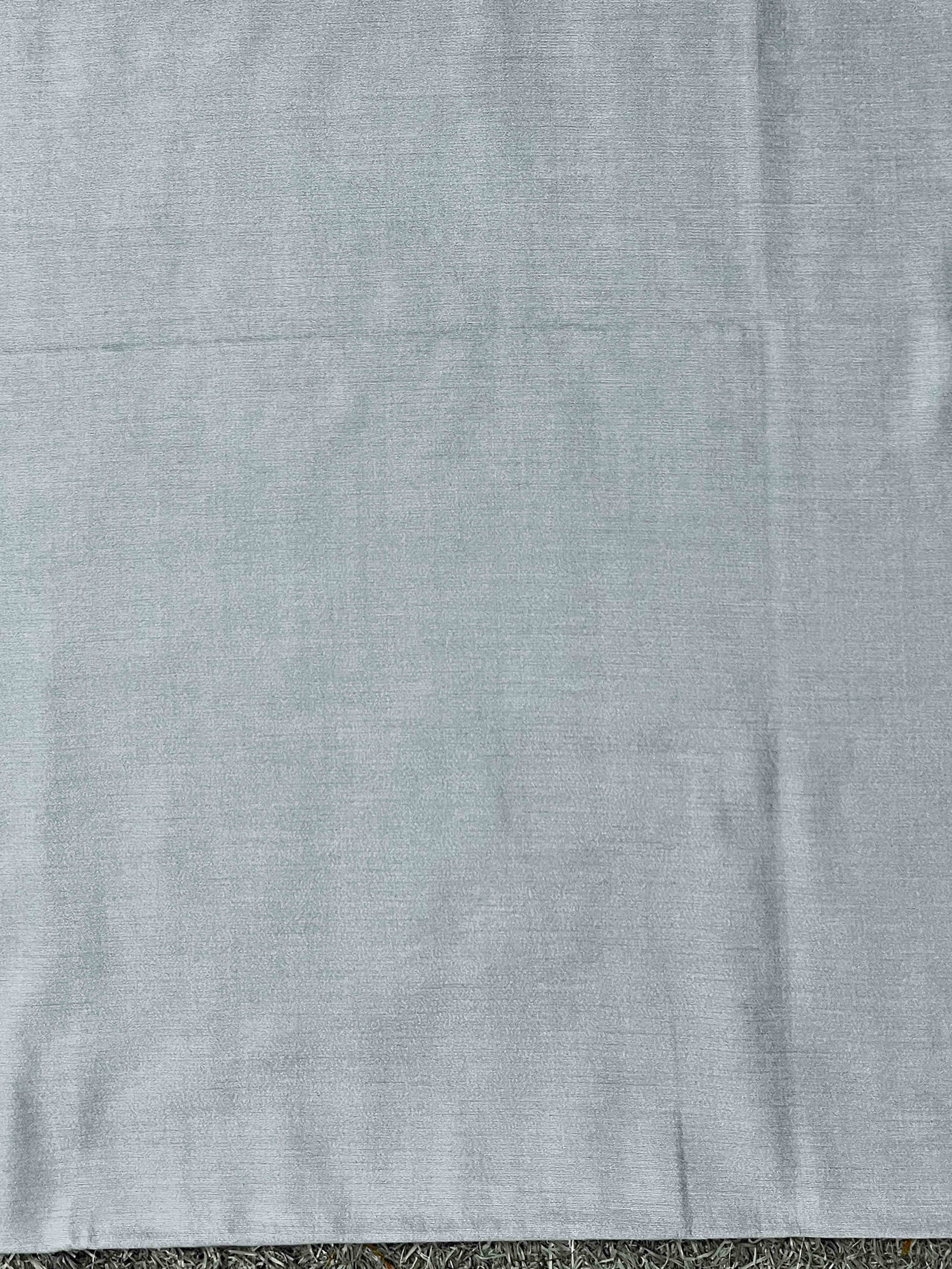 Banarasee Cotton Silk Zari Work Salwar Kameez Fabric With Dupatta Set-Grey