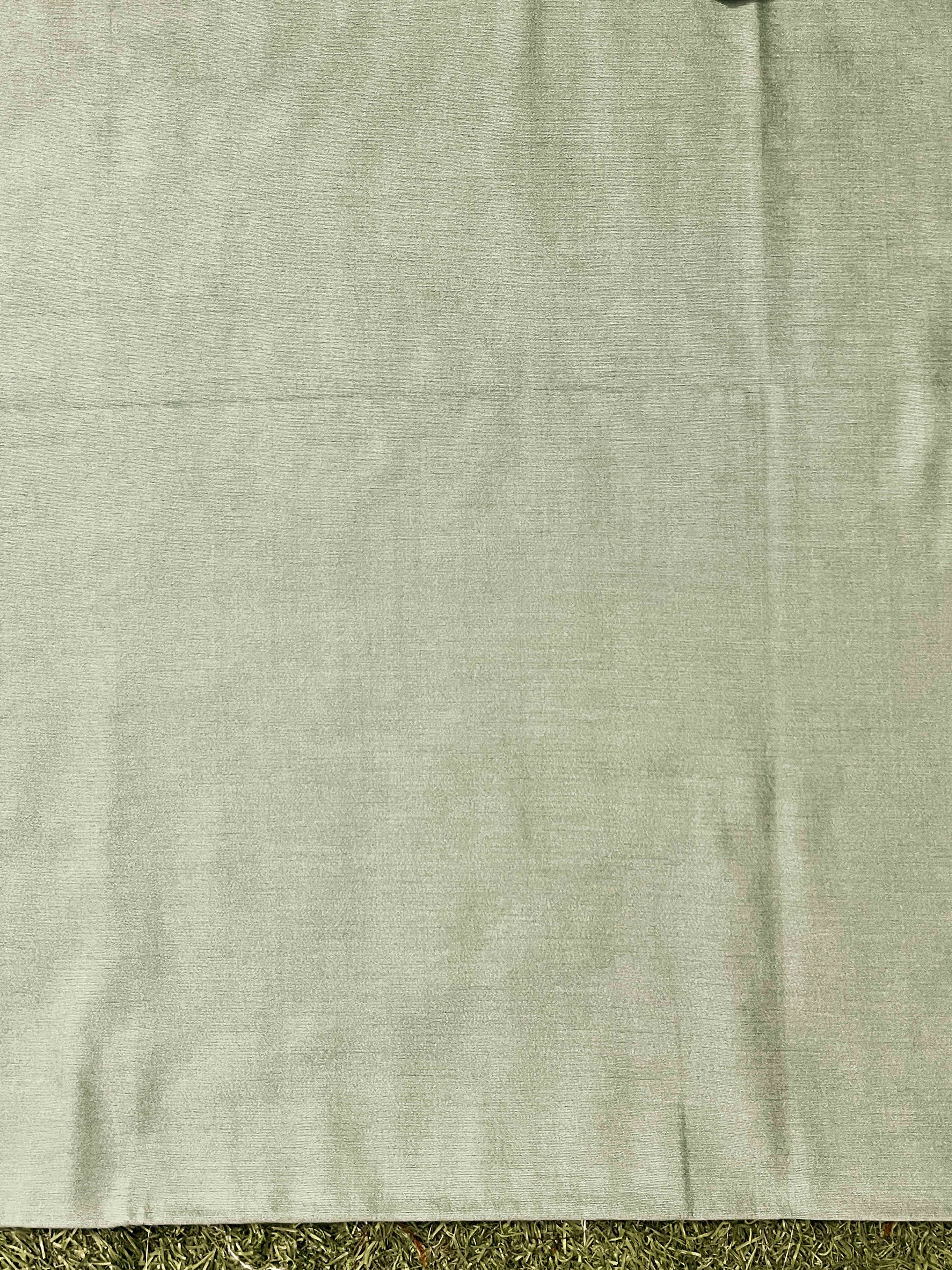 Banarasee Zari Embroidered Chanderi Silk Salwar Kameez With Dupatta Set-Sage Green