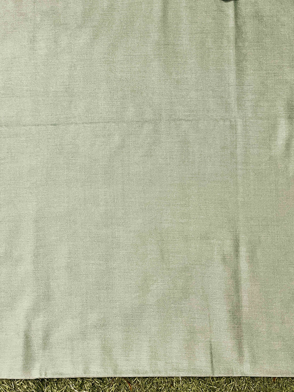 Banarasee Zari Embroidered Chanderi Silk Salwar Kameez With Dupatta Set-Sage Green