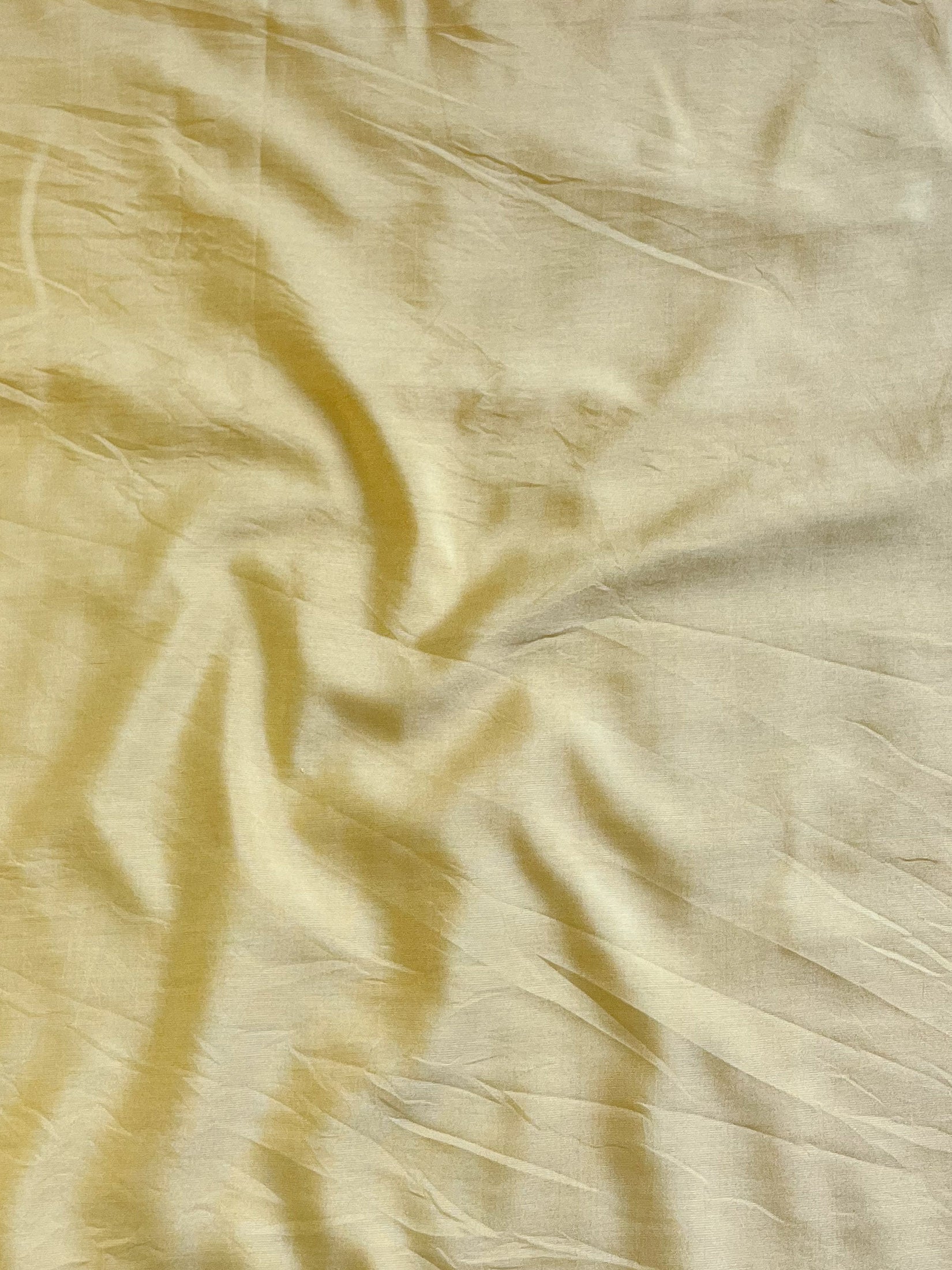 Banarasee Brocade Work Salwar Kameez Fabric & Plain Dupatta-Yellow & Green