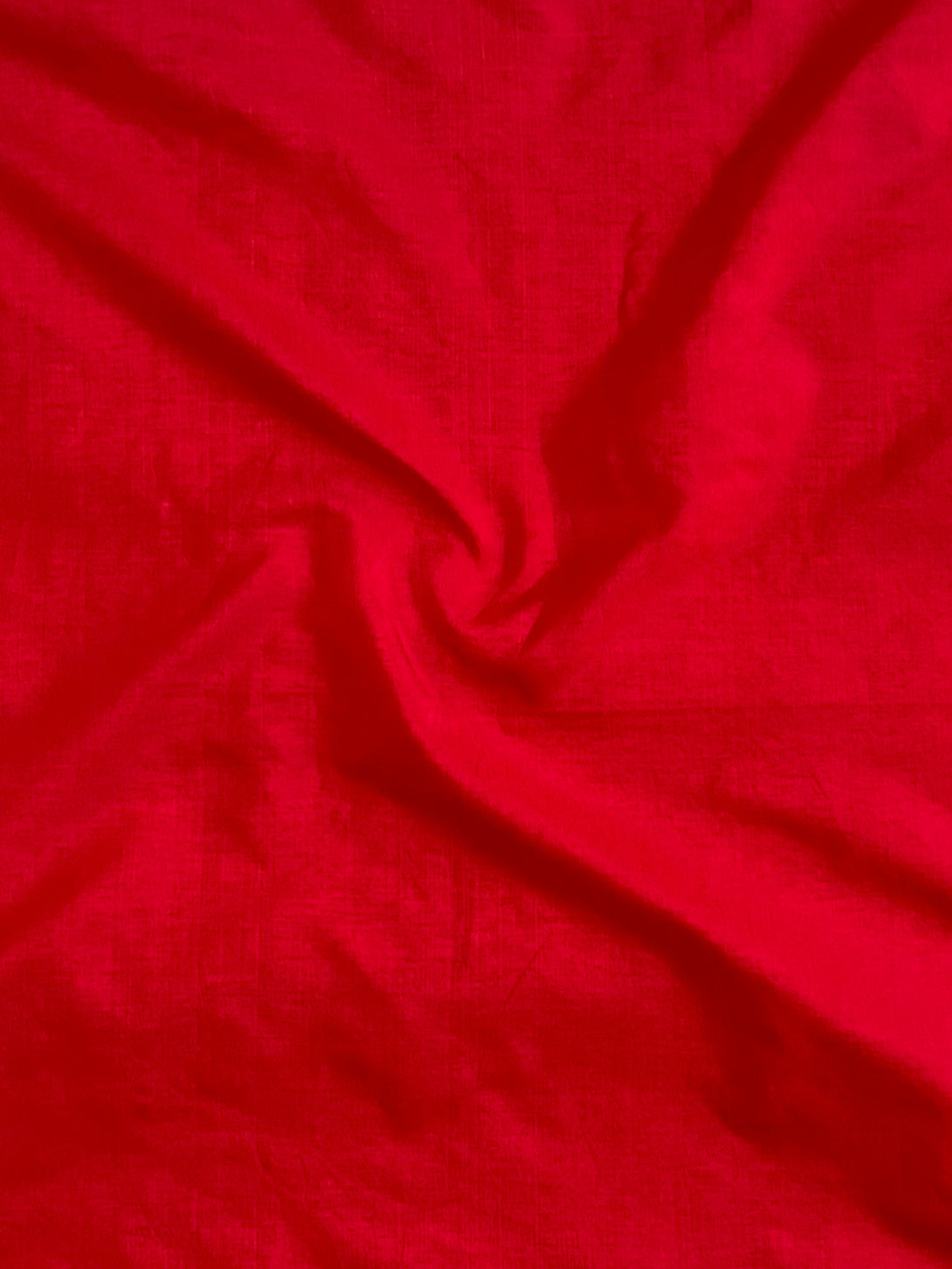 Banarasee Semi Katan Silk Salwar Kameez Fabric With Dupatta Resham Zari Work-Red