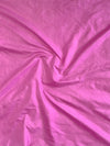 Banarasee Semi Katan Silk Salwar Kameez Fabric With Dupatta Zari Work-Pink