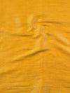 Banarasee Semi Silk Zari Buti Saree With Contrast Border-Brown & Yellow