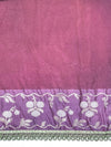 Banarasee Handloom Semi Silk Saree With Buti Design Zari Border & Lace-Dusty Pink