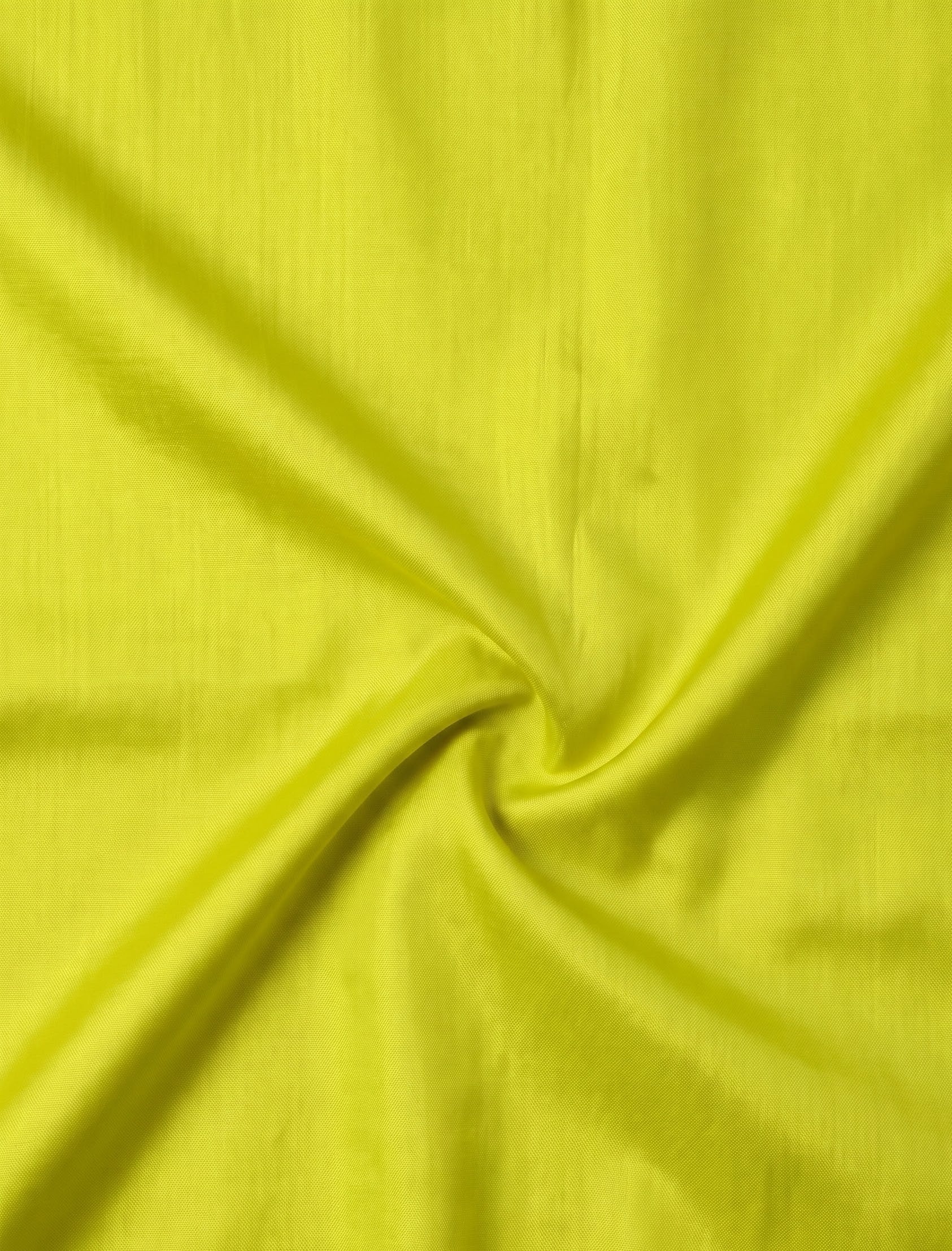 Banarasee Zari Embroidered Chanderi Silk Salwar Kameez With Dupatta Set-Lime Yellow
