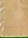 Banarasee Organza Mix Saree With Zari Meena Jaal Design & Border-Light Yellow