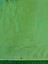 Banarasee Handloom Satin Hand Dyed Saree With Mirror Work-Blue & Green