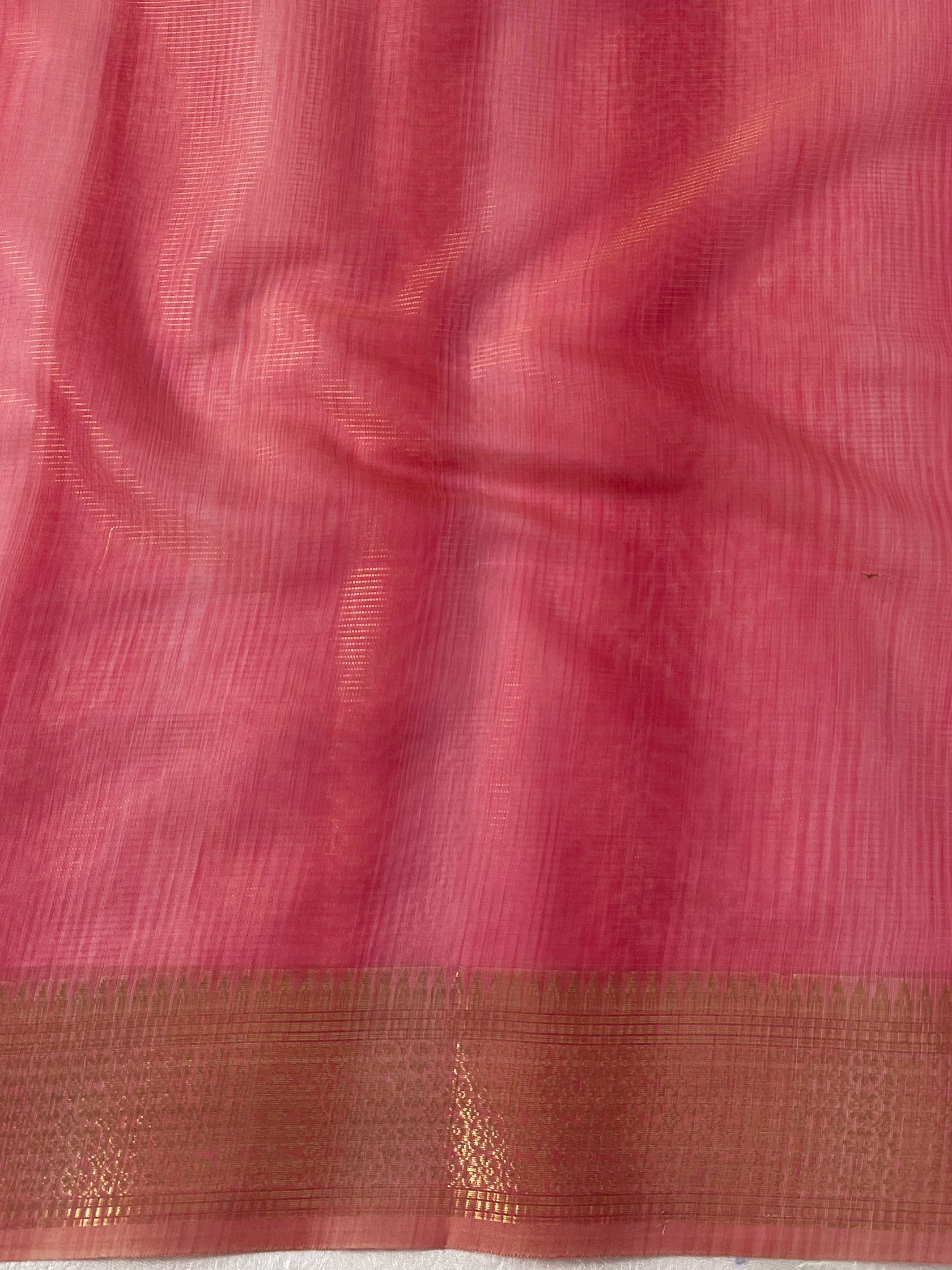 Banarasee Linen Tissue Sona Rupa Zari Work Saree-Pink