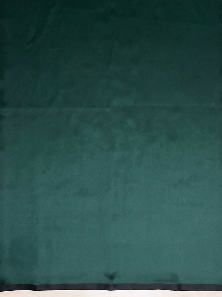 Banarasee Semi Katan Zari Work Salwar Kameez Fabric With Dupatta Set-Teal Green