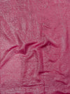 Banarasee Handwoven Shimmer Silk Saree With Lace-Pink