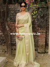 Banarasee Tissue Saree-Green