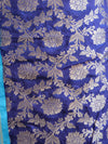 Banarasee Salwar Kameez Semi Silk Zari Jaal Work Fabric & Turquoise Blue Dupatta-Deep Blue