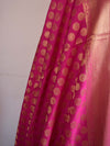 Banarasee Cotton Silk Floral Buti  Salwar Kameez Fabric With Contrast Art Silk Dupatta-Turquoise Blue
