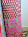 Banarasee Salwar Kameez Cotton Silk Multicolor Resham Buti Woven Fabric-Red