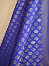 Banarasee Handwoven Art Silk Unstitched Lehenga & Blouse Fabric With Meena Design-Orange