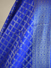 Banarasee Art Silk Dupatta Jaal Design-Royal Blue