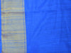 Banarasee Semi Silk Saree With Bird Motif Design-Purple & Blue