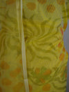 Banarasee Cotton Salwar Kameez Printed Fabric-Yellow