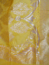 Art Silk Dupatta With Jaal Design-Yellow