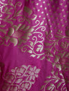 Art Silk Dupatta With Jaal Design-Pink