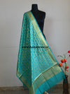 Art Silk Dupatta Jaal Design Design-Sea Green