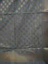 Banarasee Art Silk Dupatta Small Buti Design-Grey