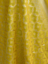 Art Silk Dupatta Jaal Design Design-Yellow