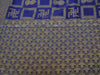 Banarasee Cotton Silk Zari Woven Swastik Design Saree-Blue