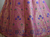 Banarasee Handwoven Art Silk Unstitched Lehenga & Blouse Fabric With Meena Design-Mauve