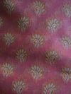Banarasee Salwar Kameez Cotton Silk Resham Buti Woven Fabric-Raspberry Pink