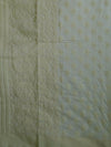 Banarasi Cotton Silk Paisley Pallu Dupatta-White