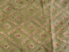 Banarasee Handwoven Art Silk Unstitched Lehenga & Blouse Fabric With Net Dupatta-Lemon Yellow