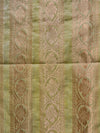 Banarasee Handwoven Art Silk Unstitched Lehenga & Blouse Fabric With Net Dupatta-Lemon Yellow