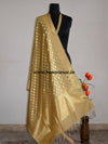 Banarasee Art Silk Dupatta Small Buti Design-Beige