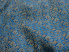 Banarasee/Banarasi Salwar Kameez Cotton Silk Resham Jaal Woven Fabric-Azure Blue