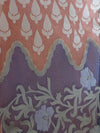 Banarasee/Banarasee Pure Net & Linen Handloom Saree in Half & Half Design-Pink & Blue