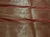 Banarasee/Banarasi Handwoven Art Silk Unstitched Lehenga & Blouse Fabric-Peach