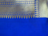 Banarasee/Banarasi Cotton Silk Mix With Zari Buti-Royal Blue