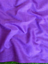 Bhagalpur Cotton Silk  Ghichha Work Saree-Purple