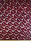 Banarasee Salwar Kameez Glossy Cotton Silk Silver Woven Buti Fabric-Maroon & Yellow