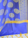 Banarasee Handwoven Brocade Salwar Kameez Fabric With Chanderi Cotton Dupatta-Pink