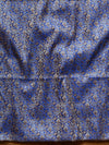 Banarasee Salwar Kameez Cotton Silk Resham Buti Woven Fabric-Blue