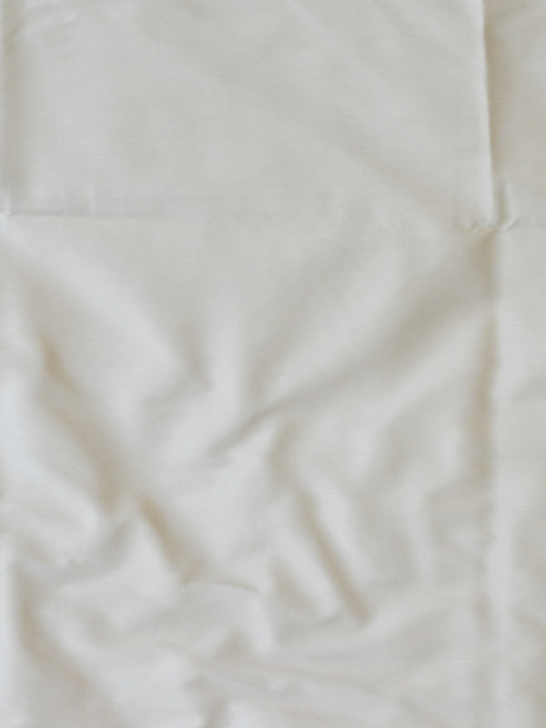 Banarasee Hand-Block Printed Chanderi Salwar Kameez Dupatta Fabric-White