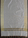 Banarasee Art Silk Buti Design Dupatta-White