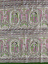 Handloom Khadi Cotton Salwar Kameez With Madhubani Print Dupatta-Beige