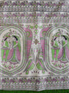 Handloom Khadi Cotton Salwar Kameez With Madhubani Print Dupatta-Beige