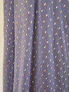 Banarasee Handwoven Pure Chiffon Dupatta Buti Design In Silver Zari-Grey