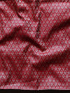 Banarasee Salwar Kameez Cotton Silk Resham Buti Woven Fabric-Red