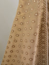 Banarasee Salwar Kameez Cotton Silk Resham Buti Woven Fabric-Beige