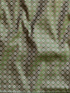 Banarasee Salwar Kameez Cotton Silk Resham Buti Woven Fabric-Olive Green